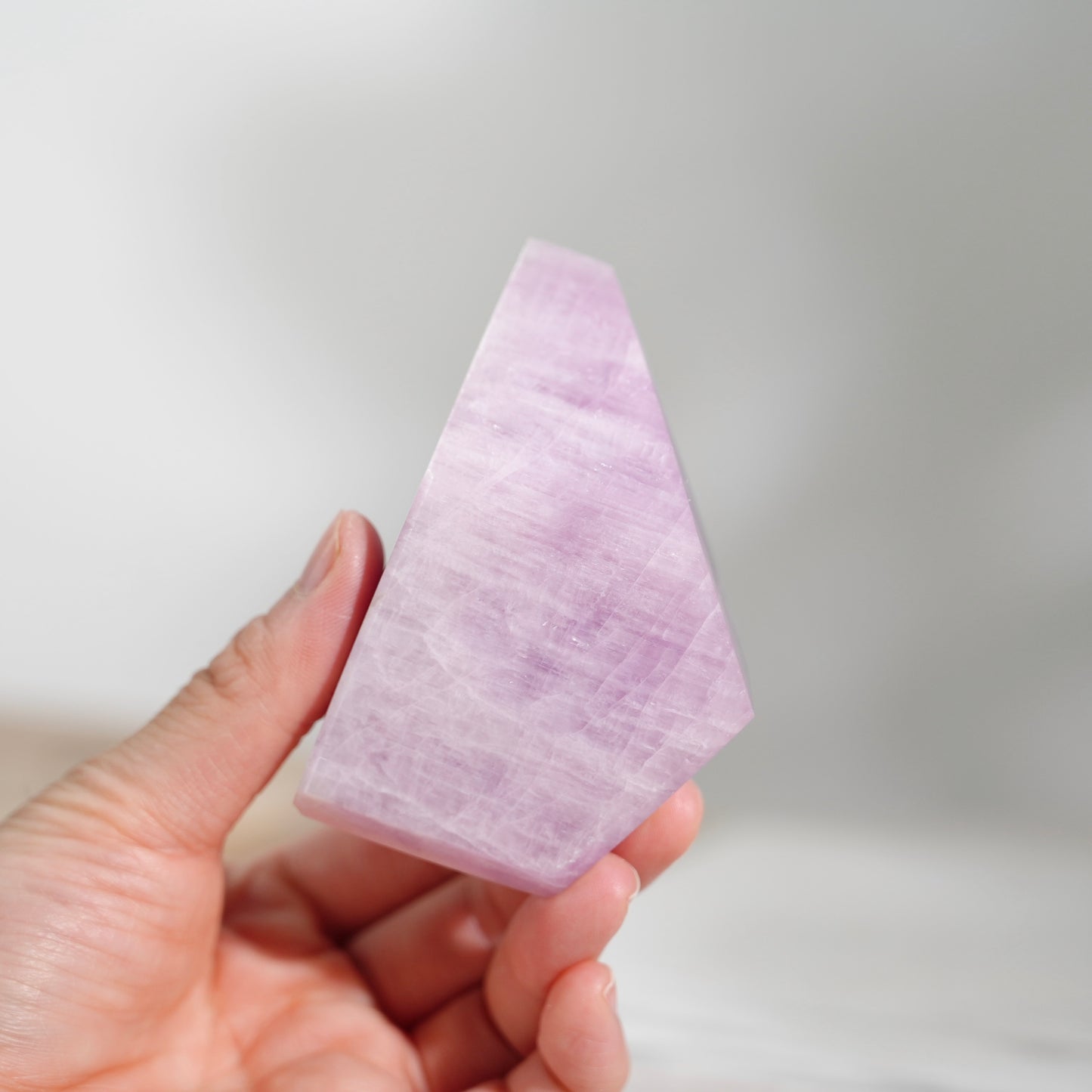 Lepidolite heart