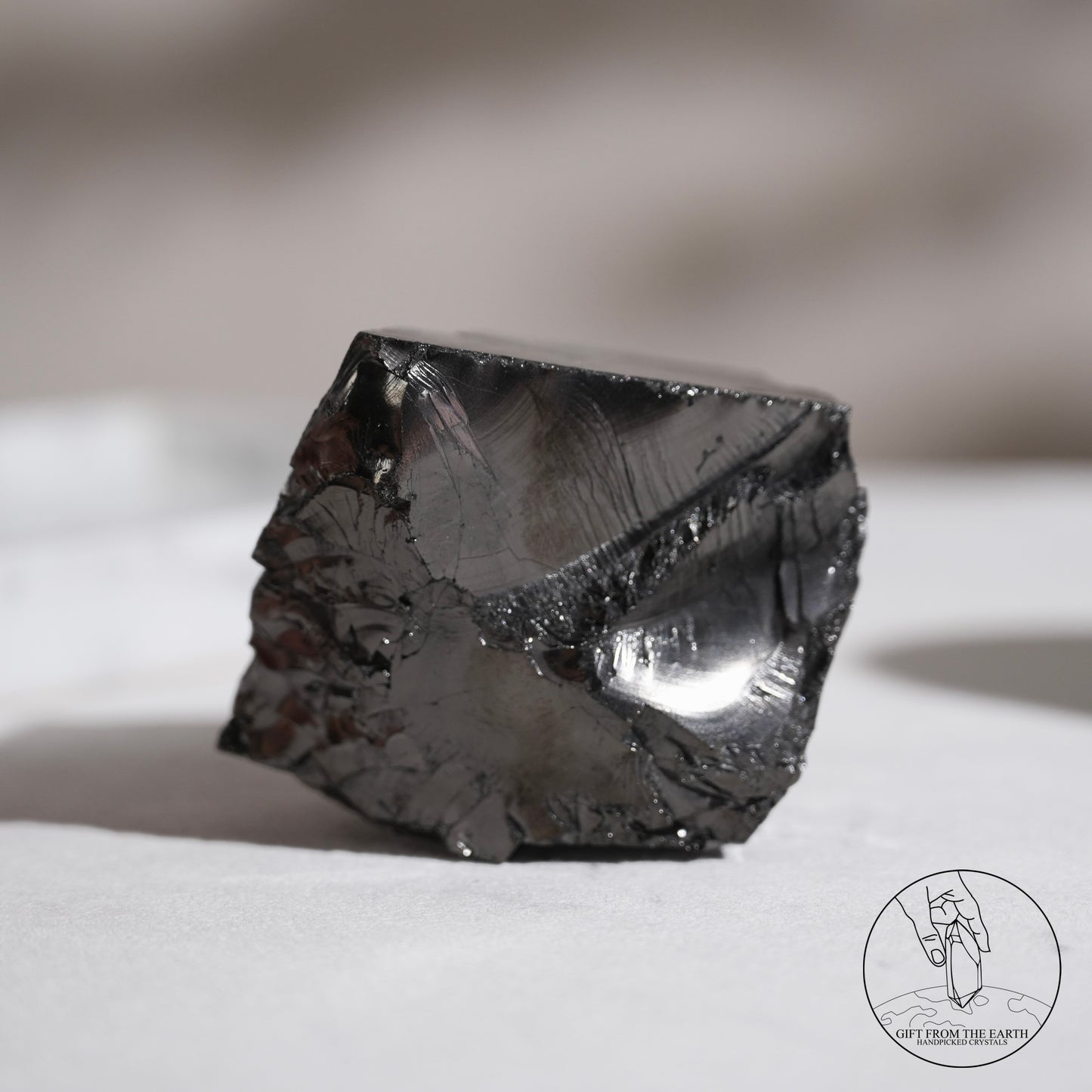 Colombian carbon-included quartz 