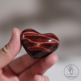 紅虎眼石心