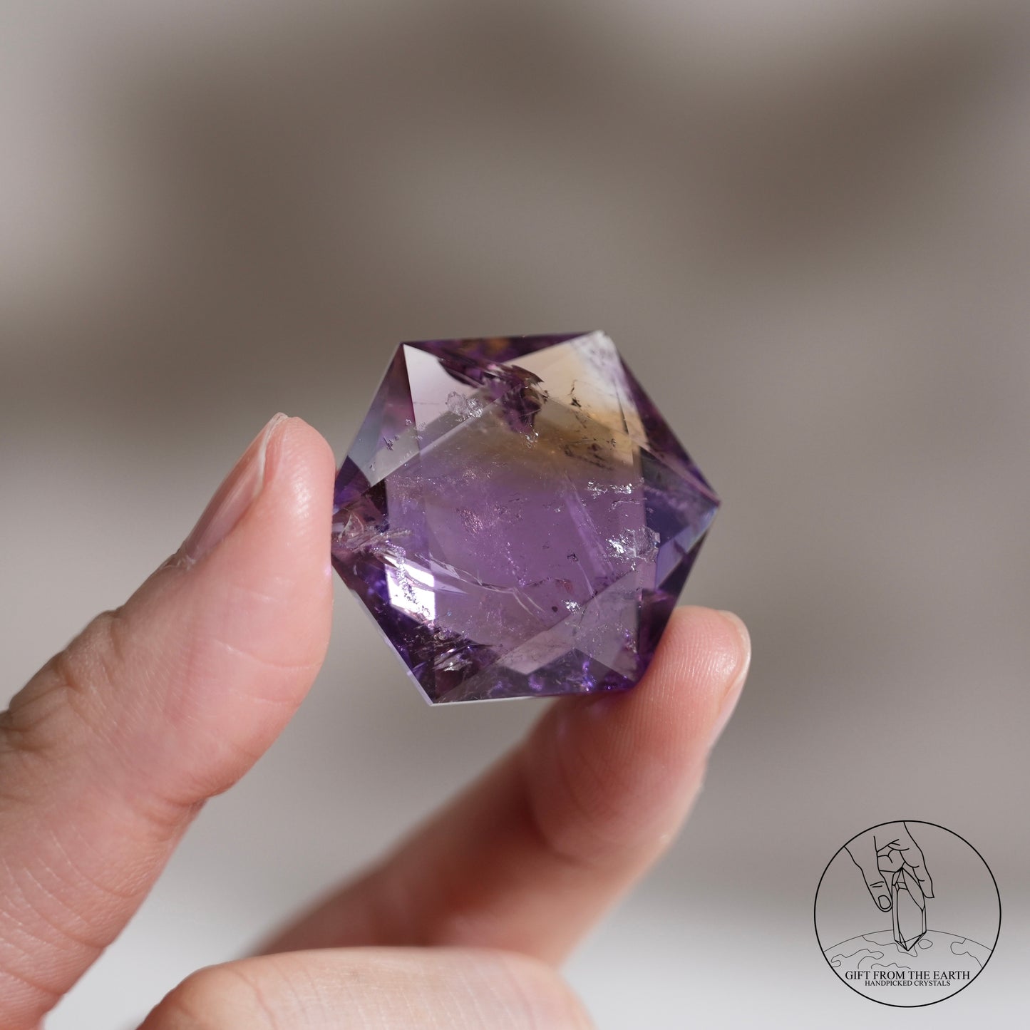 紫黃水晶大衛星