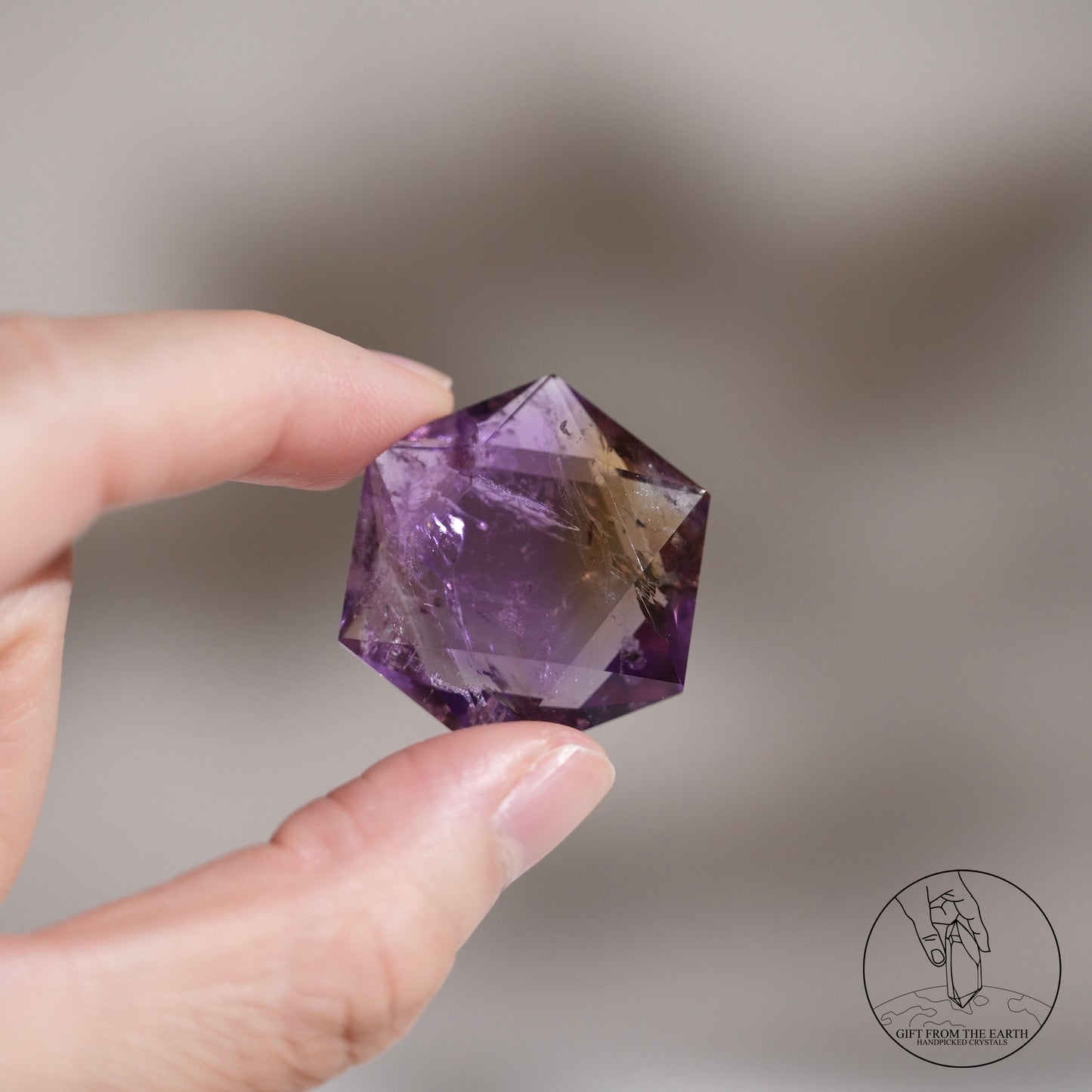 紫黃水晶大衛星