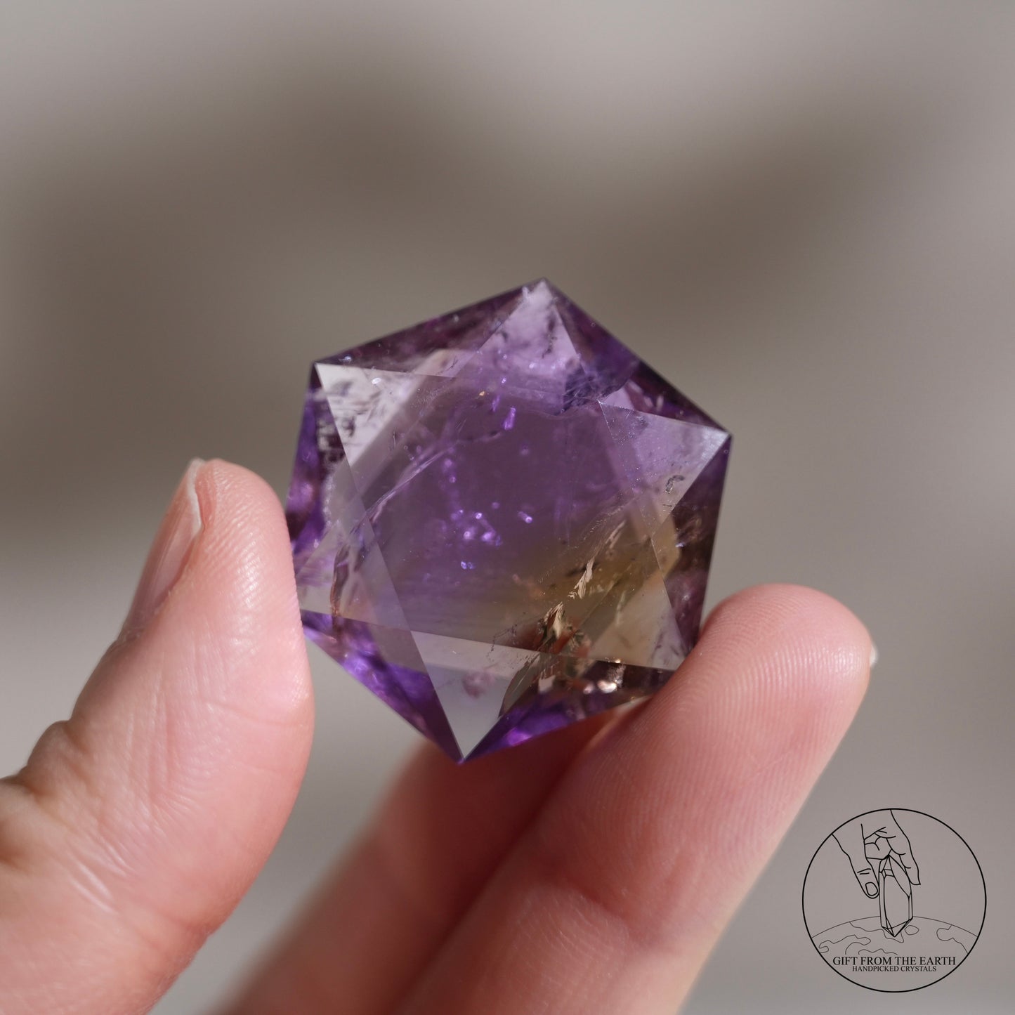 紫黃水晶大衛星