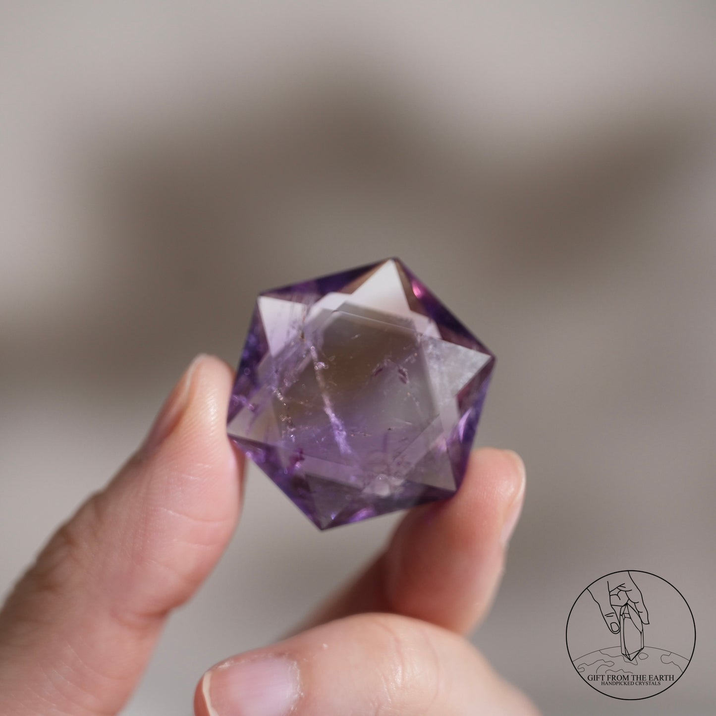 紫黃水晶大衛星