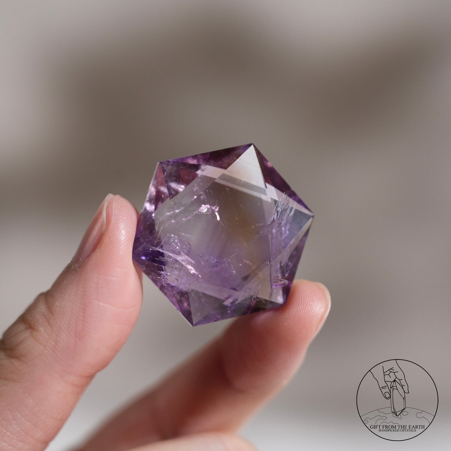 紫黃水晶大衛星