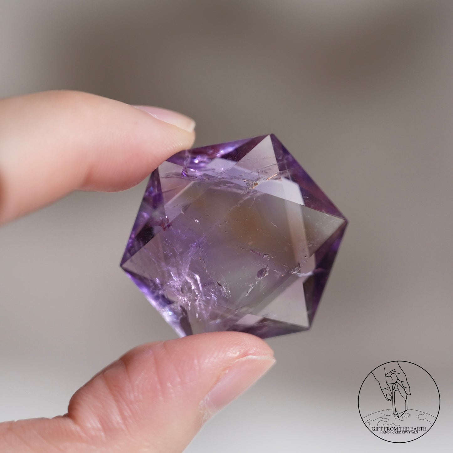 紫黃水晶大衛星