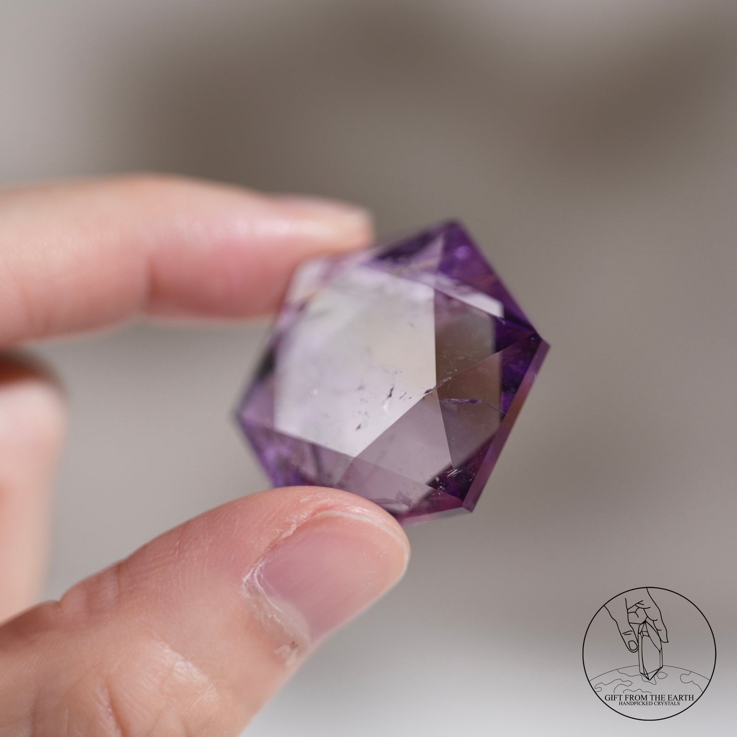 紫黃水晶大衛星