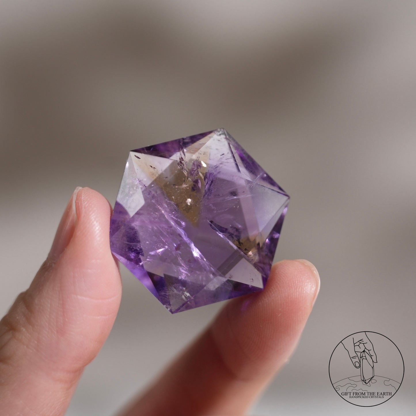 紫黃水晶大衛星