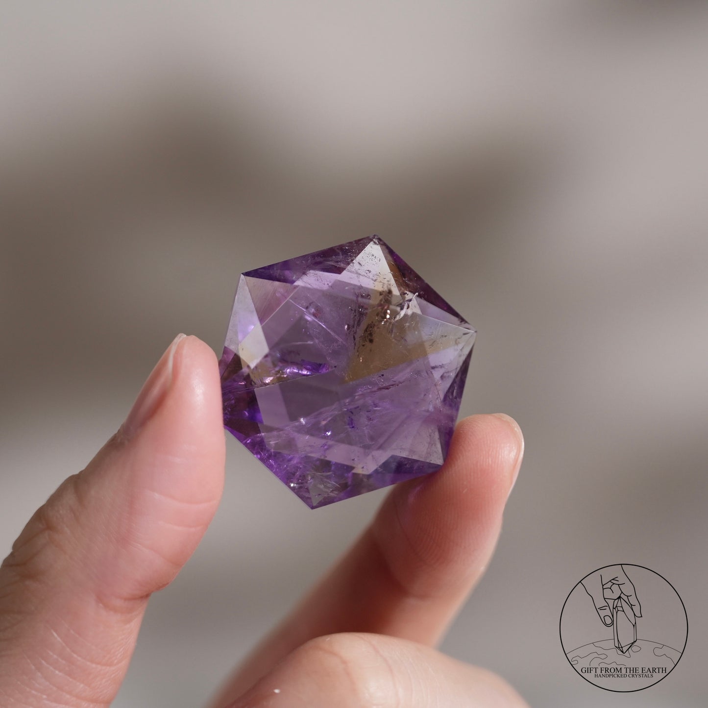 紫黃水晶大衛星