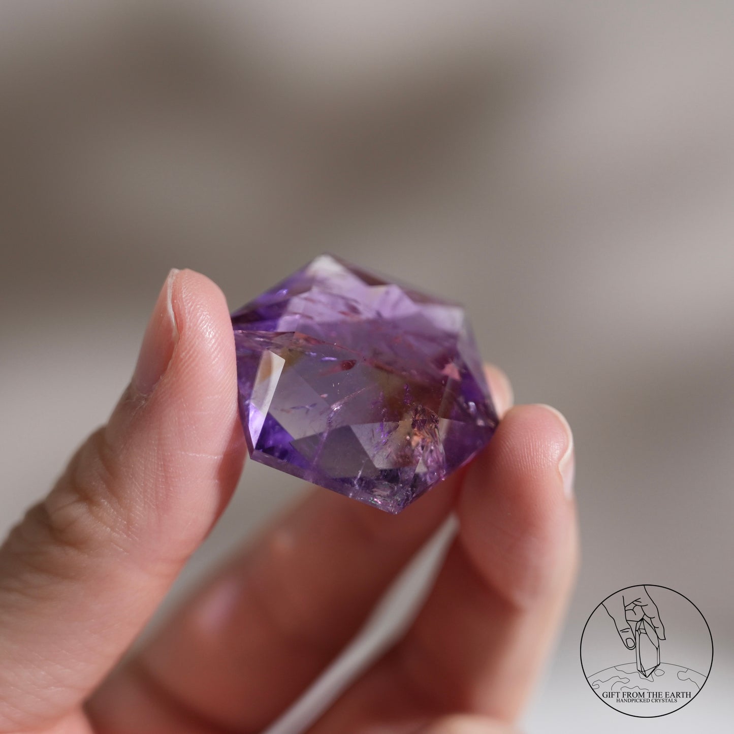 紫黃水晶大衛星