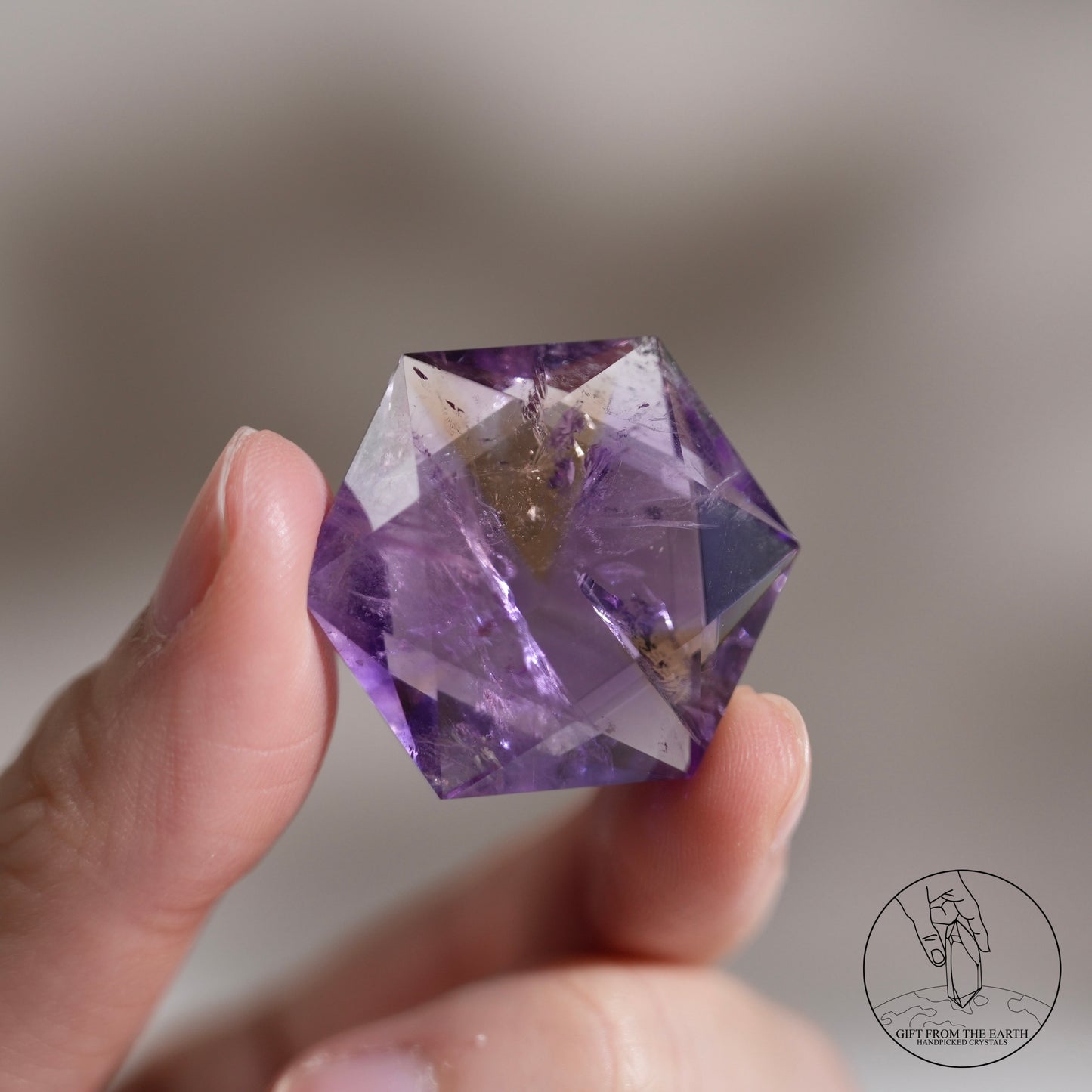 紫黃水晶大衛星