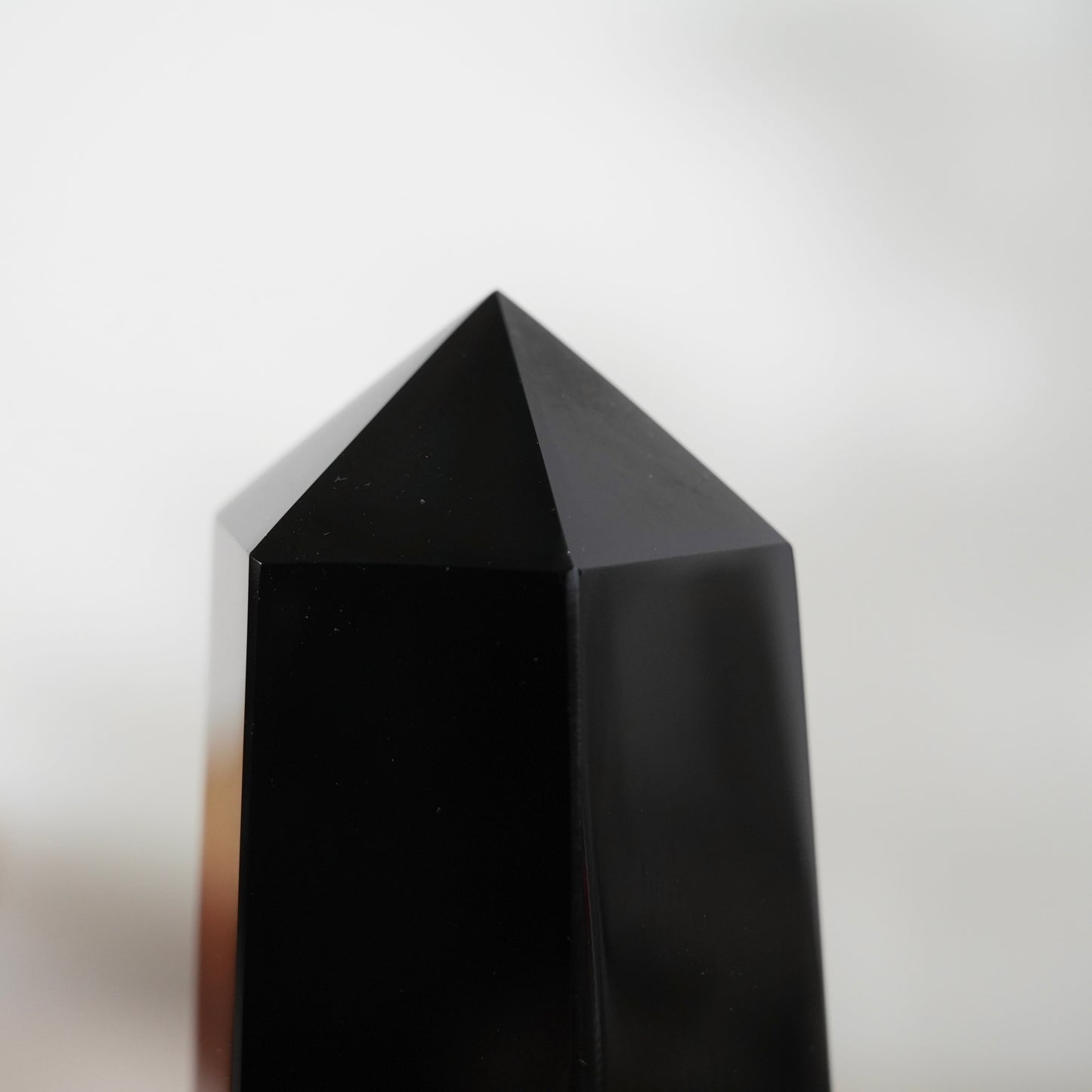 Golden obsidian sphere