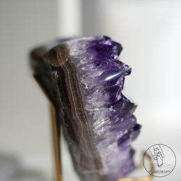 Heart Shape Amethyst Cluster