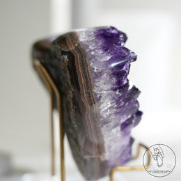Heart Shape Amethyst Cluster