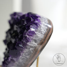 Heart Shape Amethyst Cluster