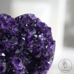 Heart Shape Amethyst Cluster