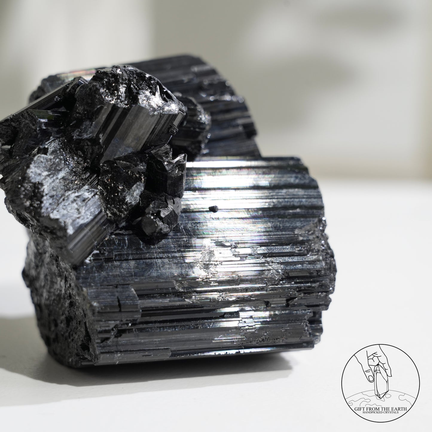 Mozambique lustrous black tourmaline 