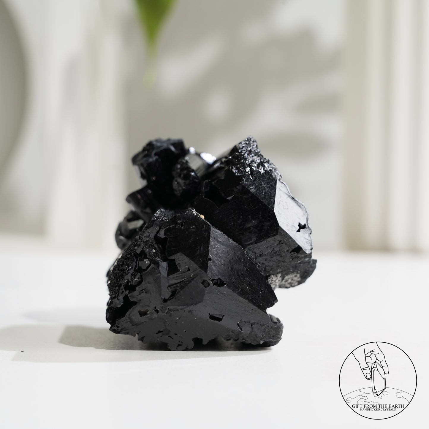 Mozambique lustrous black tourmaline 