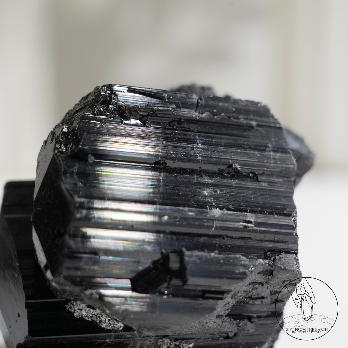 Mozambique lustrous black tourmaline 