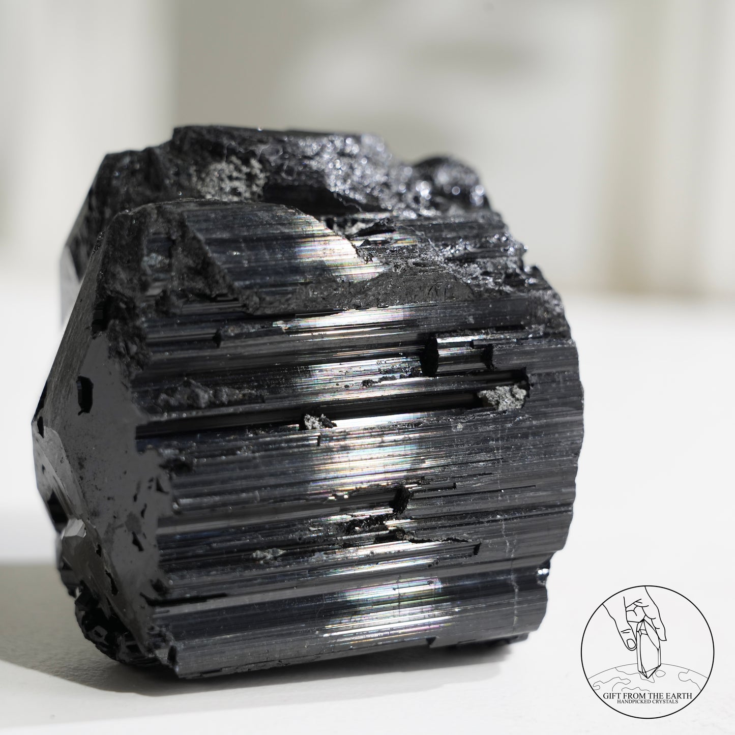 Mozambique lustrous black tourmaline 