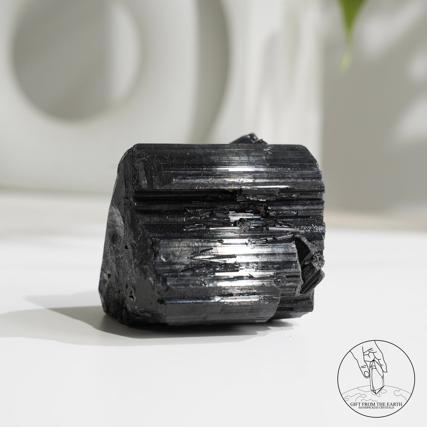 Mozambique lustrous black tourmaline 