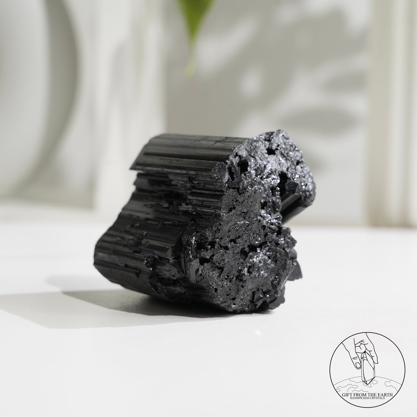 Mozambique lustrous black tourmaline 