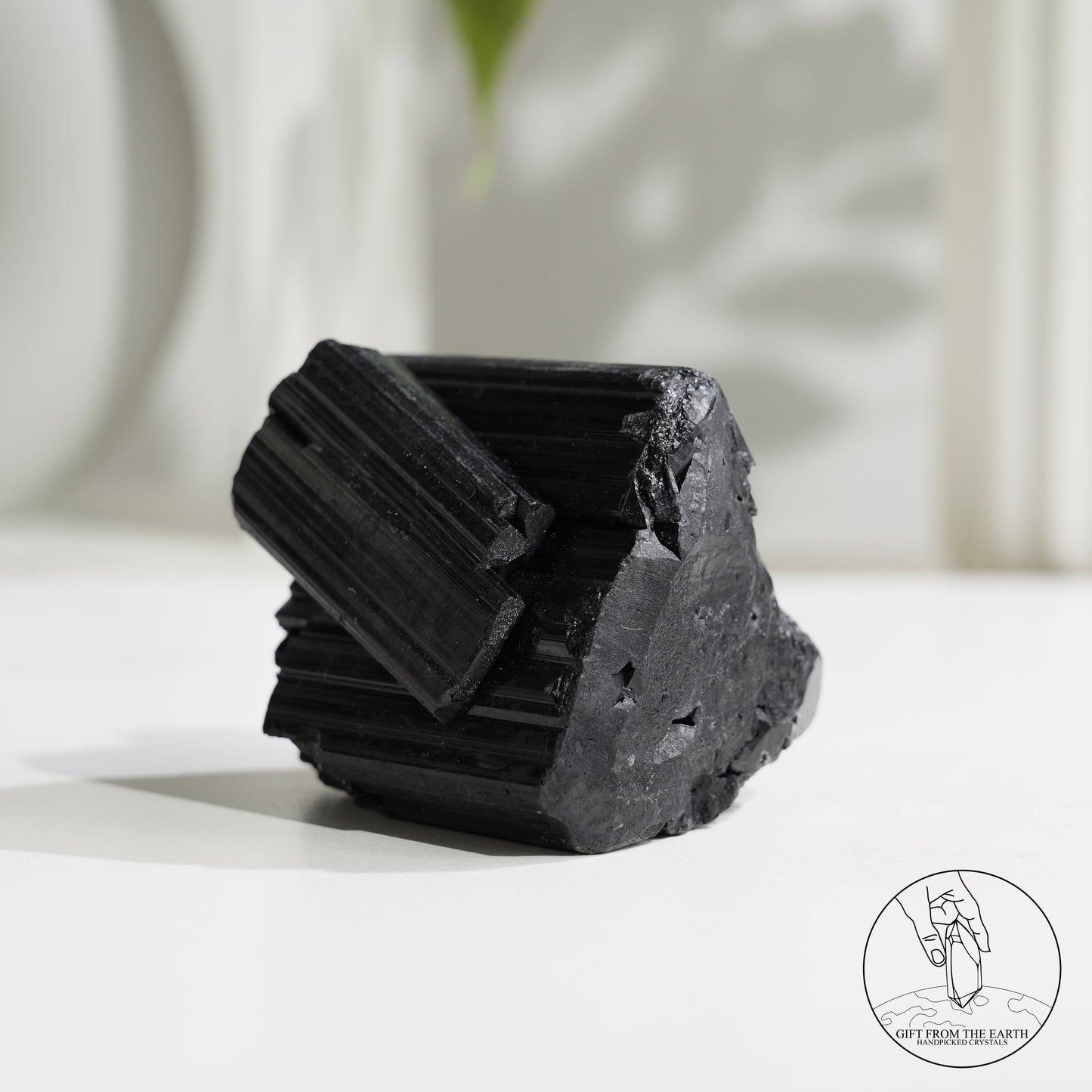 Mozambique lustrous black tourmaline 