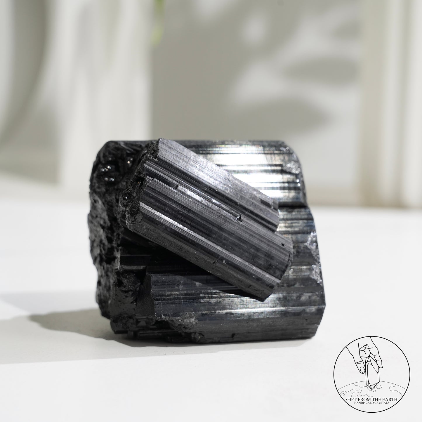 Mozambique lustrous black tourmaline 