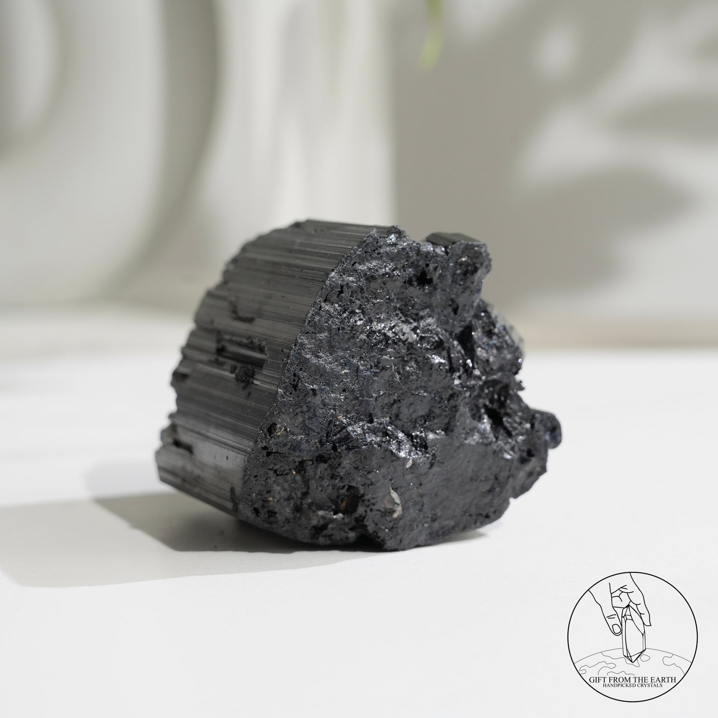 莫桑比克亮面黑碧璽原石