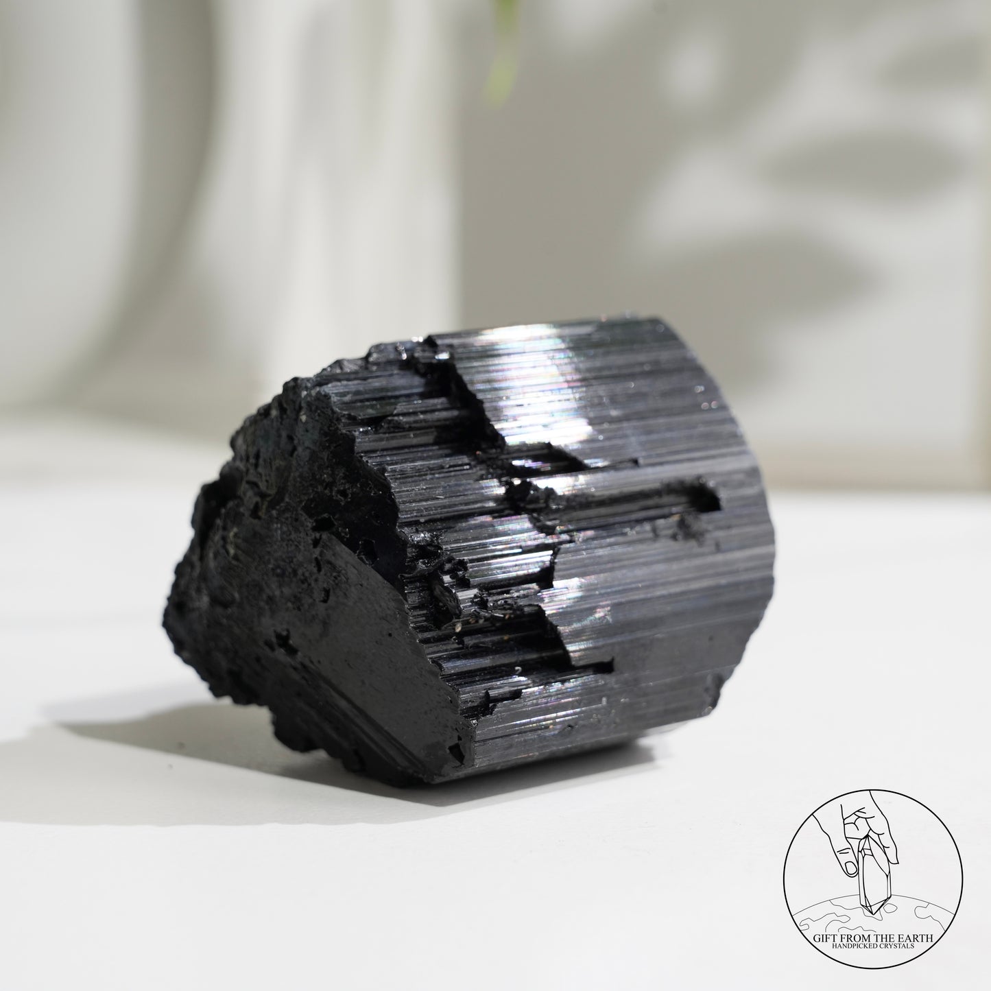 莫桑比克亮面黑碧璽原石