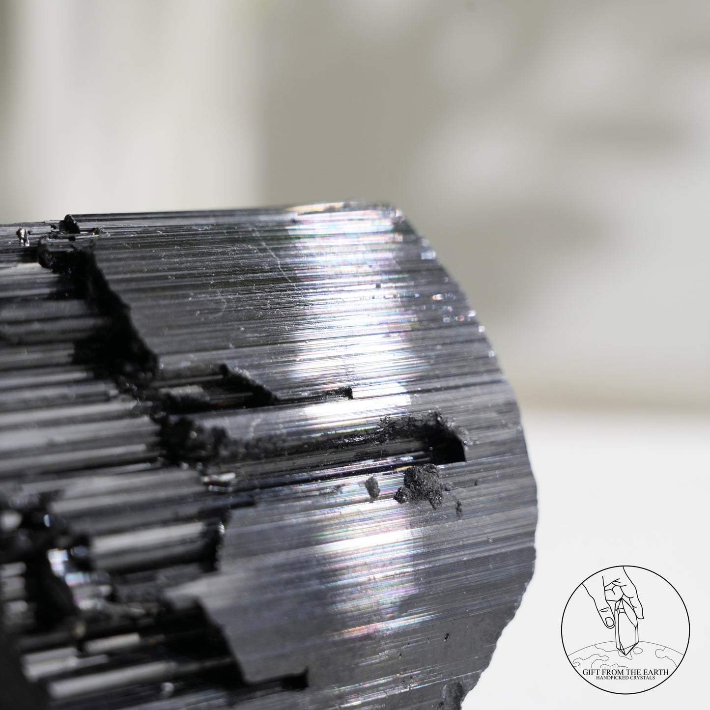 莫桑比克亮面黑碧璽原石