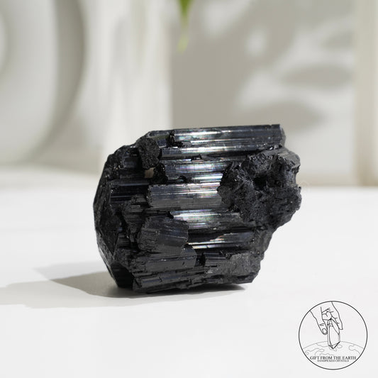 Mozambique lustrous black tourmaline 