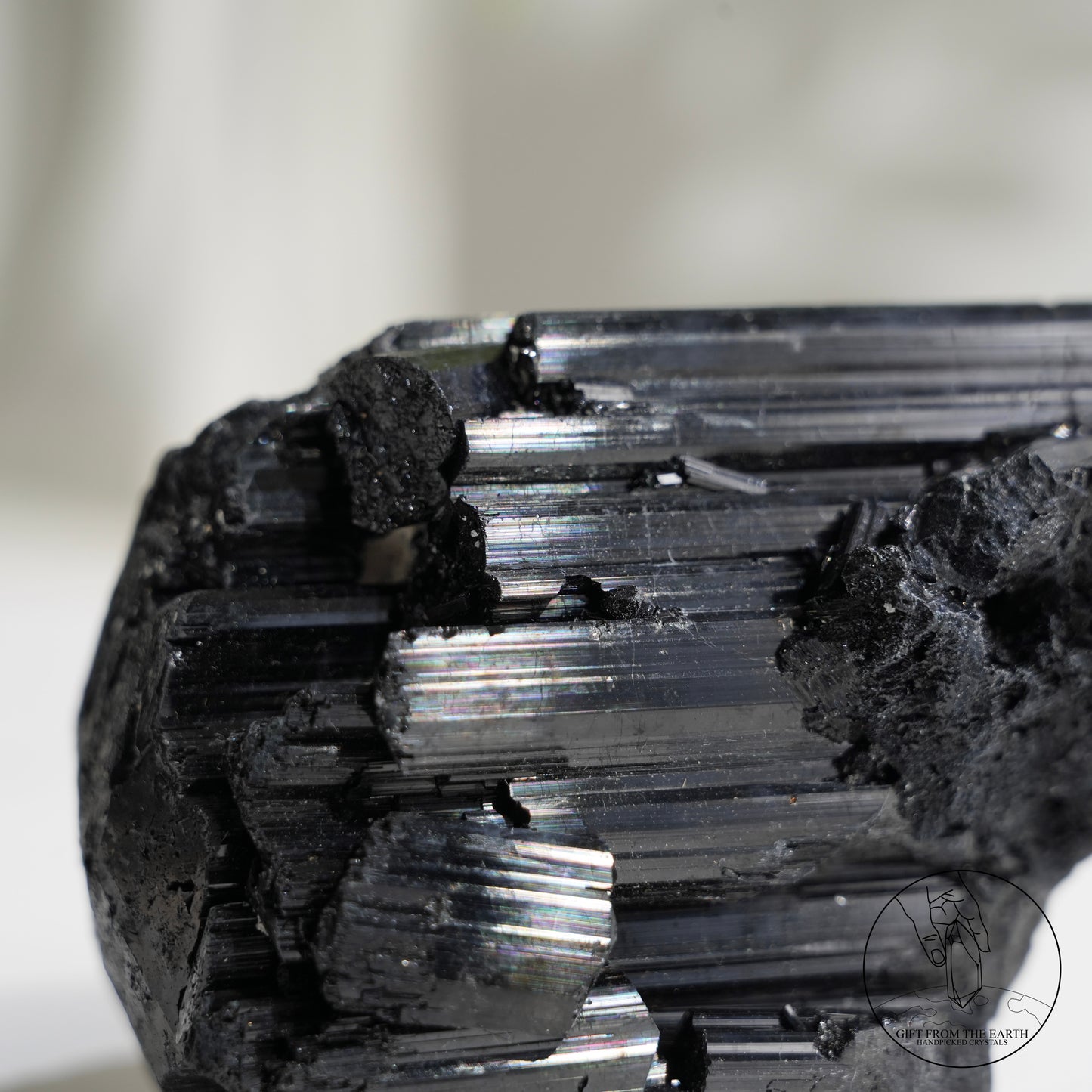 莫桑比克亮面黑碧璽原石