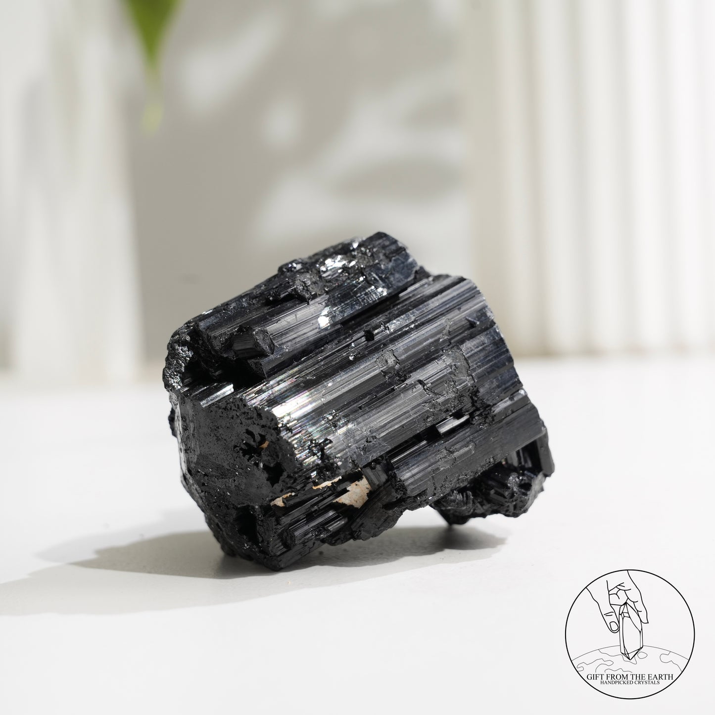 莫桑比克亮面黑碧璽原石