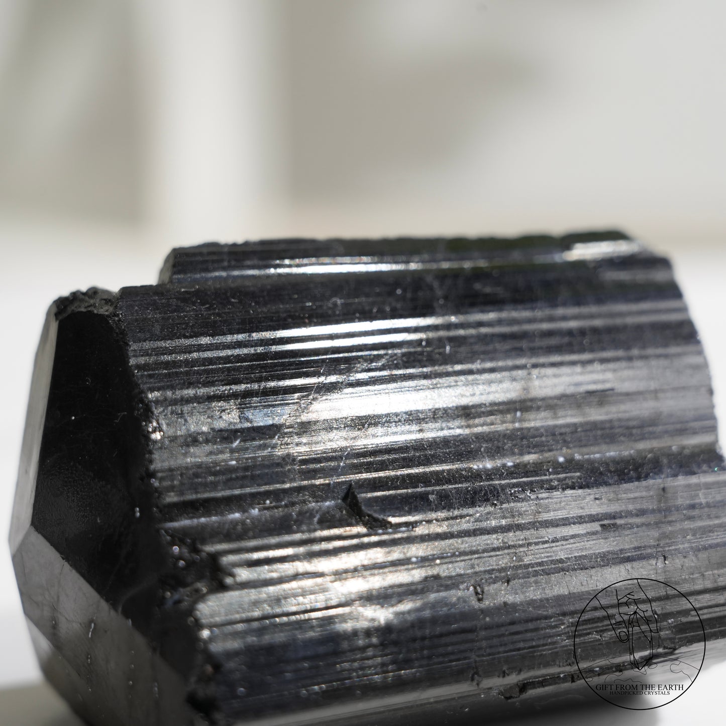 莫桑比克亮面黑碧璽原石