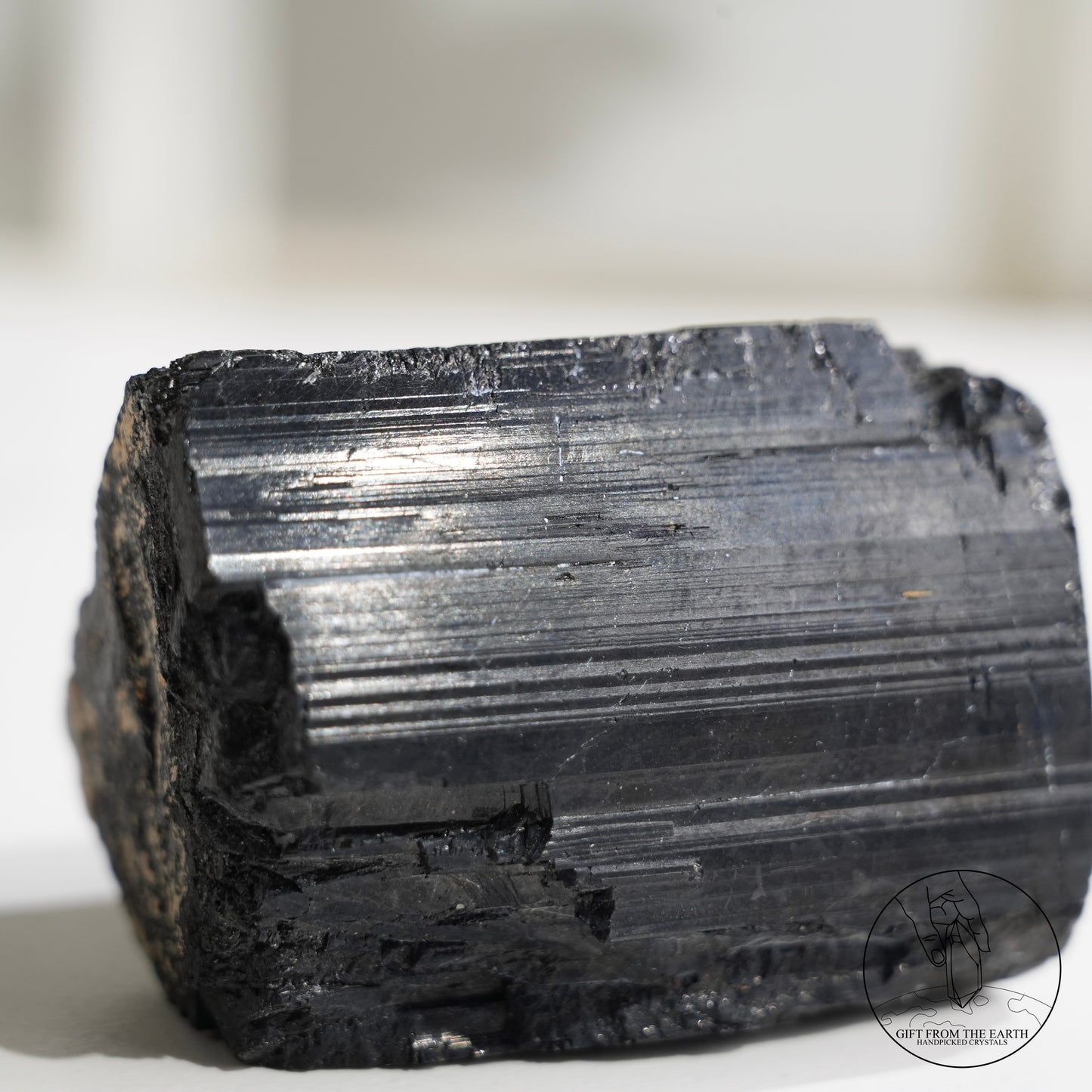 莫桑比克亮面黑碧璽原石