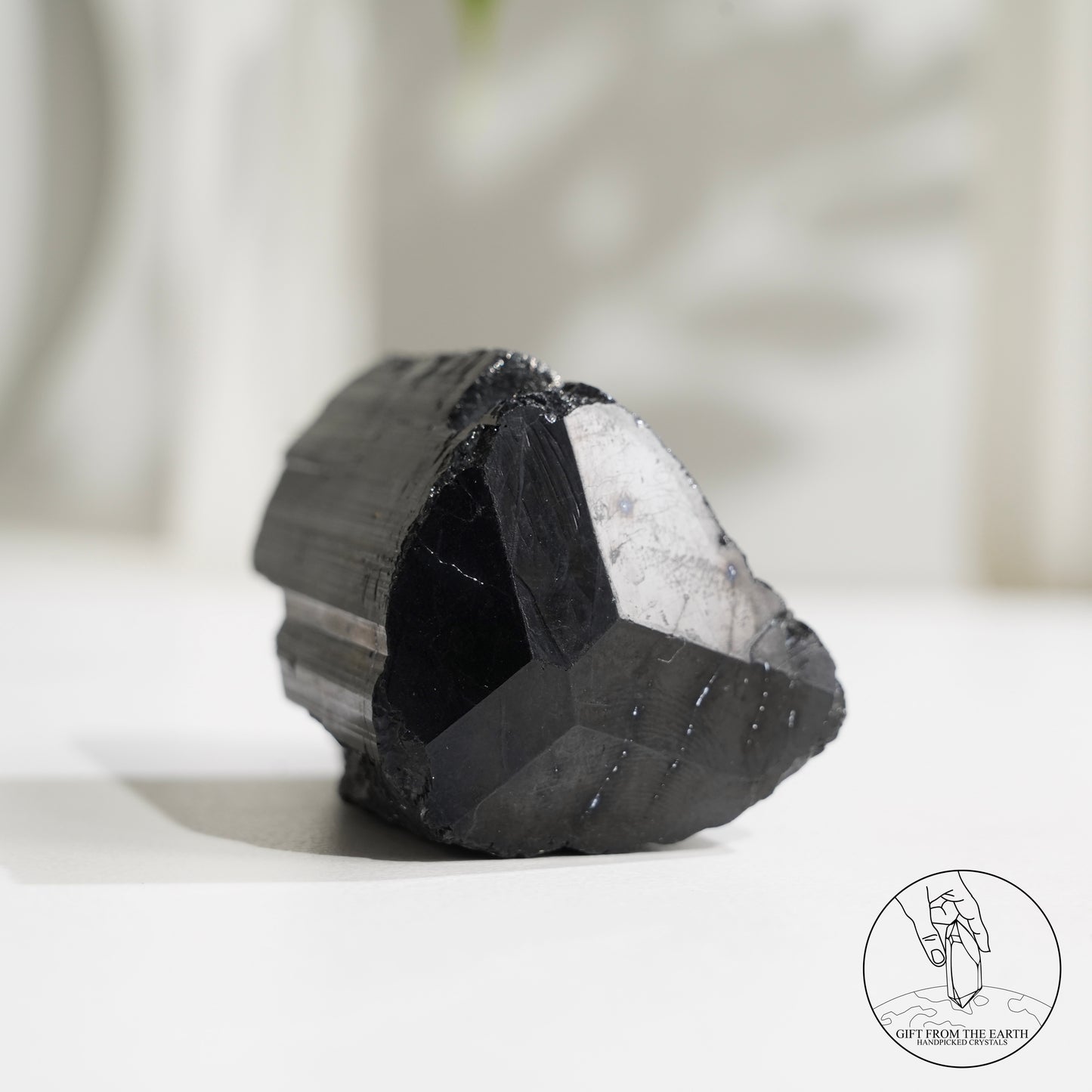 莫桑比克亮面黑碧璽原石