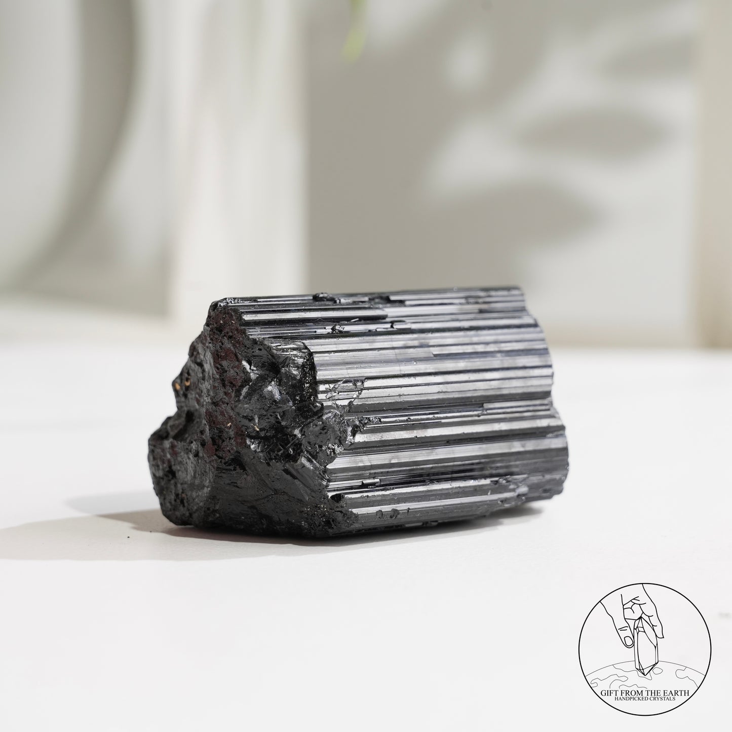 Mozambique lustrous black tourmaline 