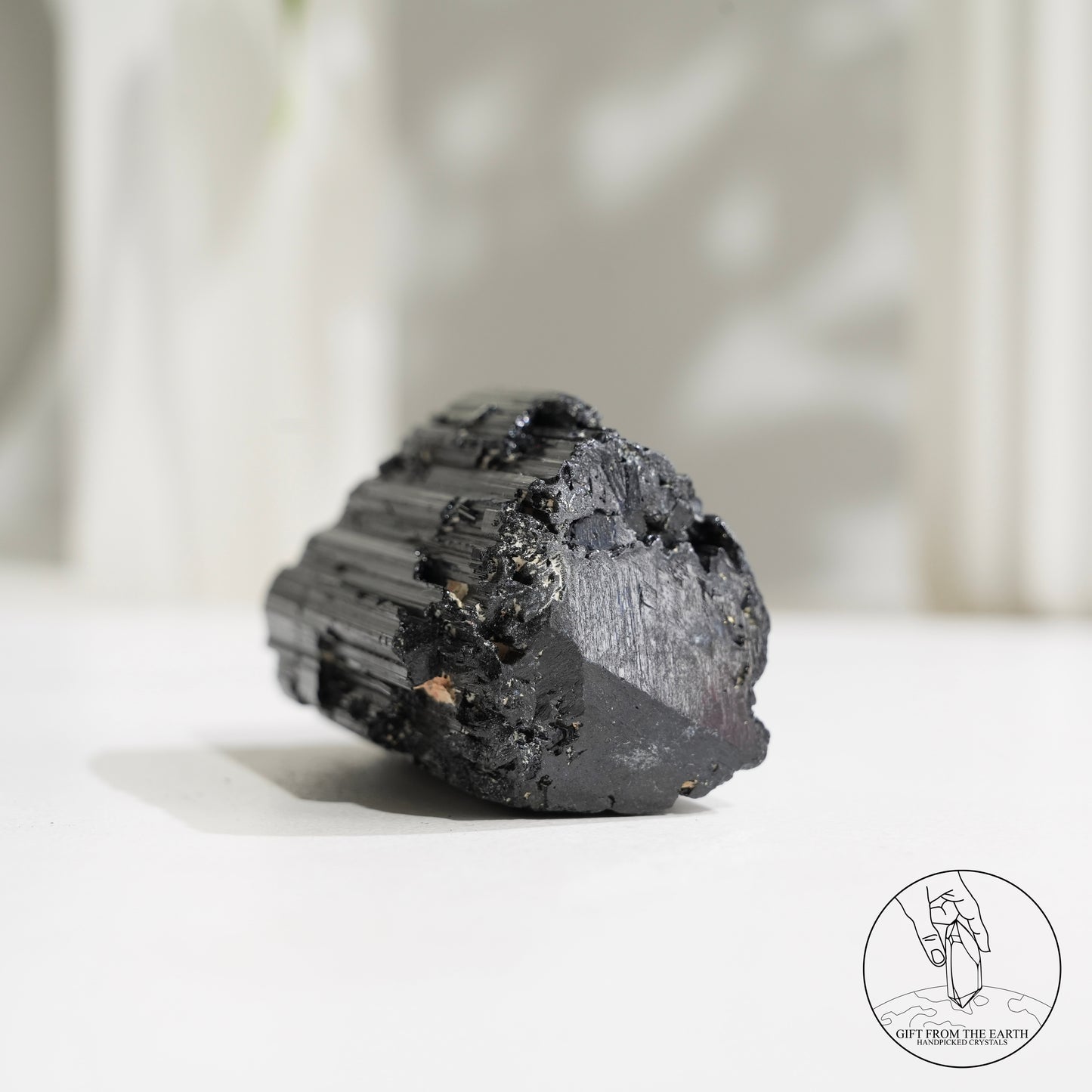 Mozambique lustrous black tourmaline 