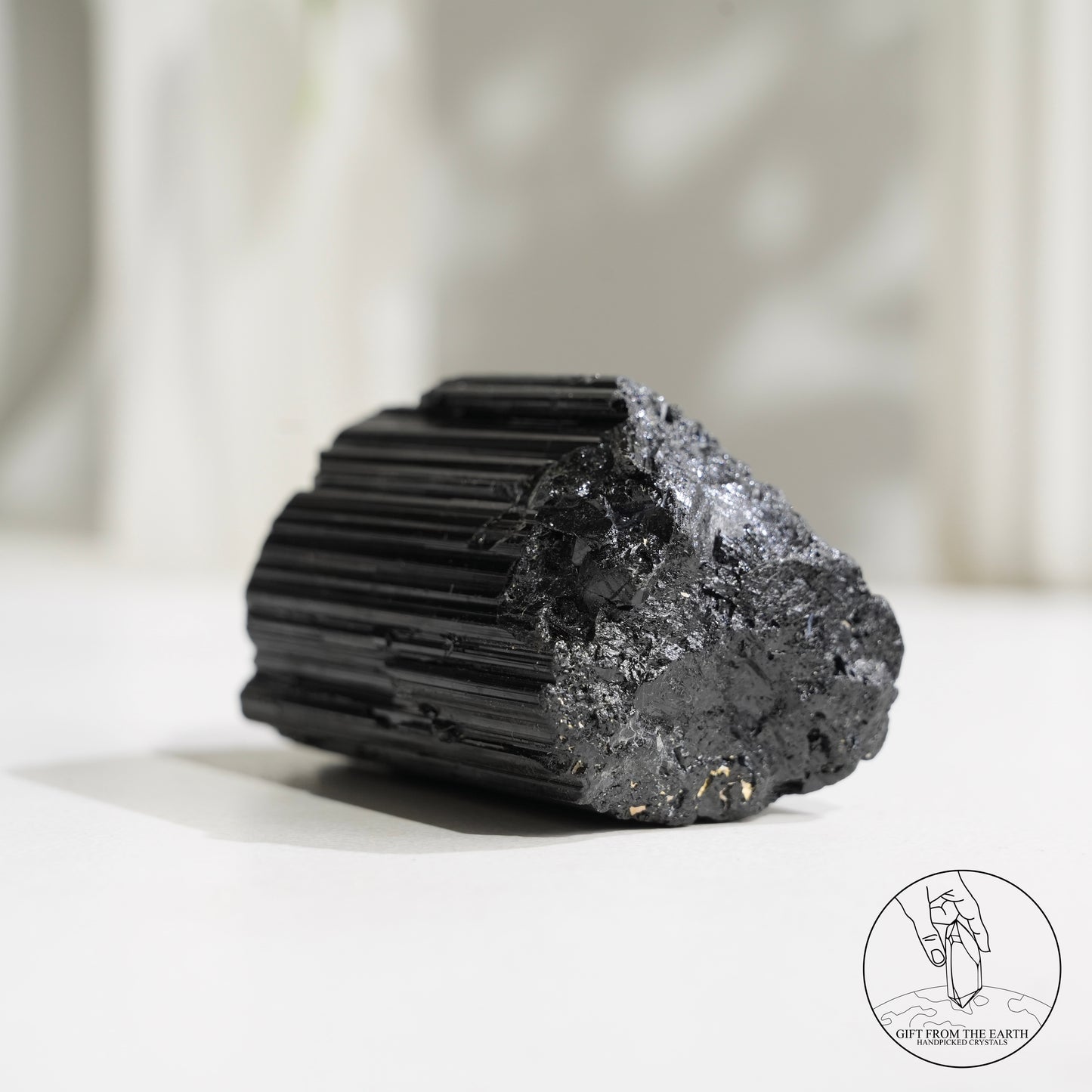 Mozambique lustrous black tourmaline 