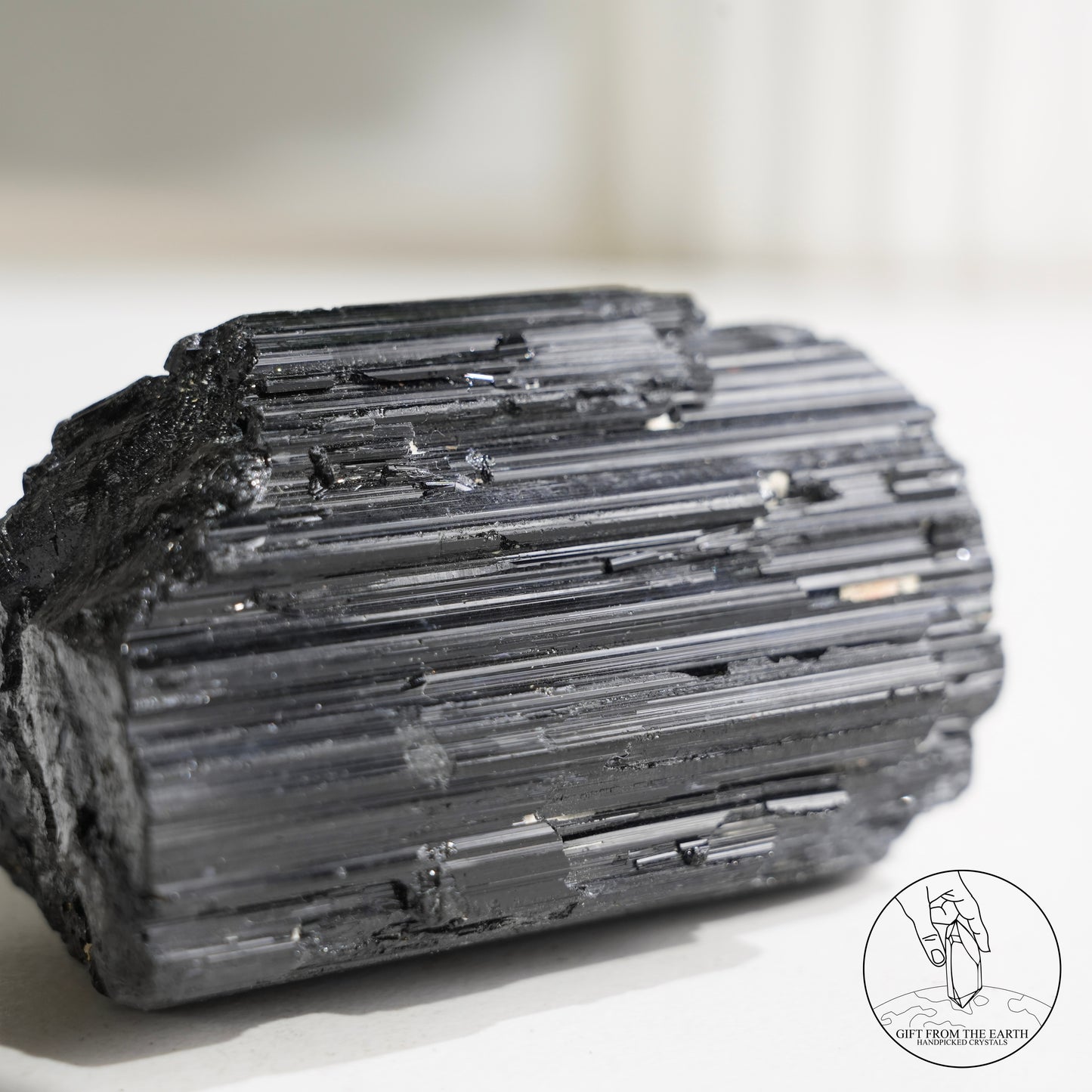 Mozambique lustrous black tourmaline 