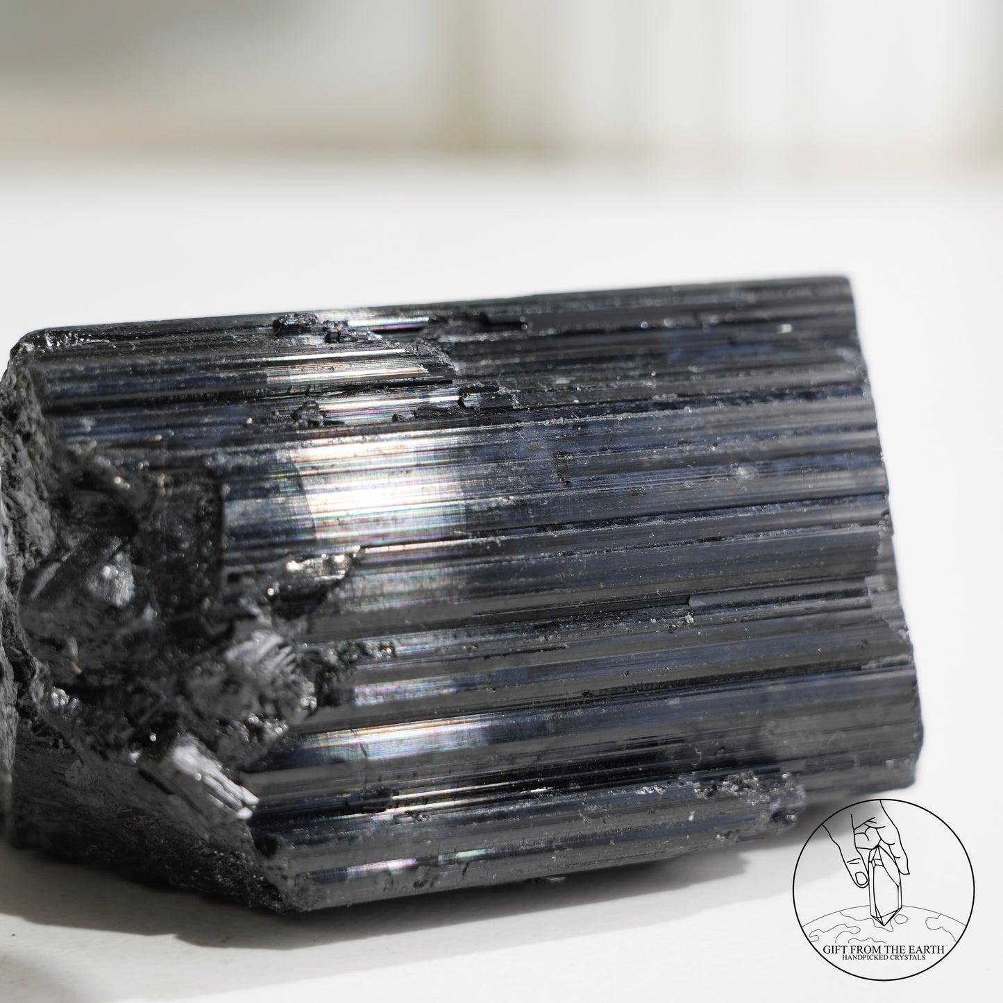 Mozambique lustrous black tourmaline 
