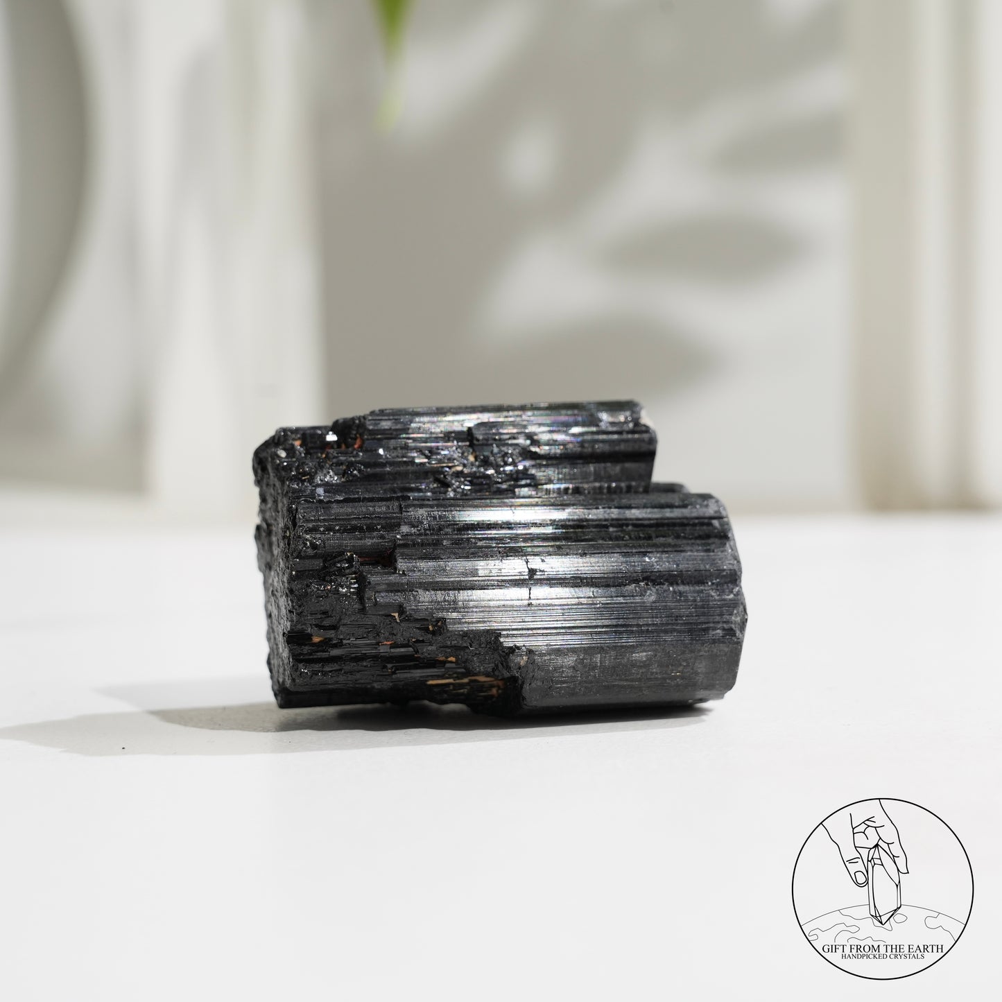 莫桑比克亮面黑碧璽原石