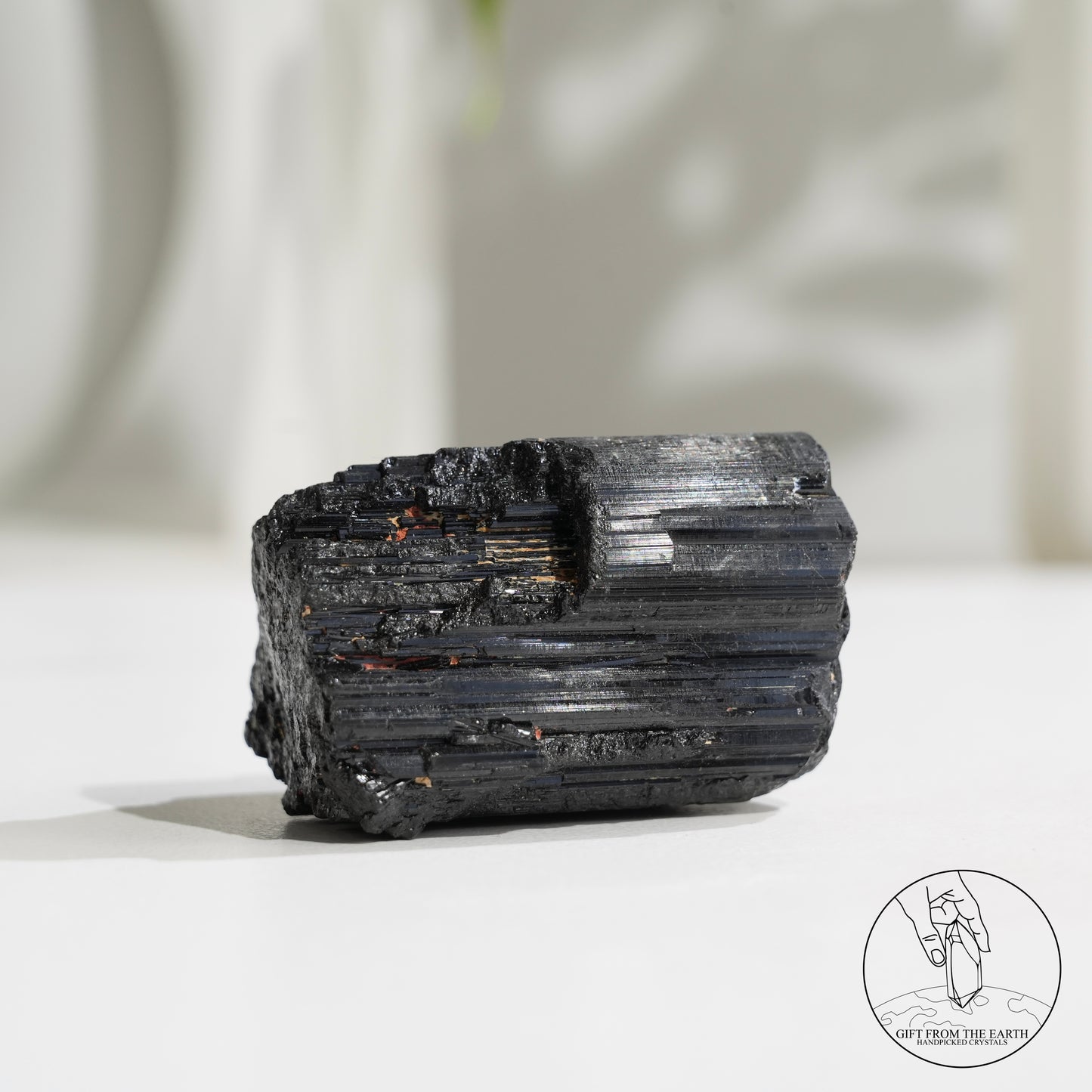 莫桑比克亮面黑碧璽原石