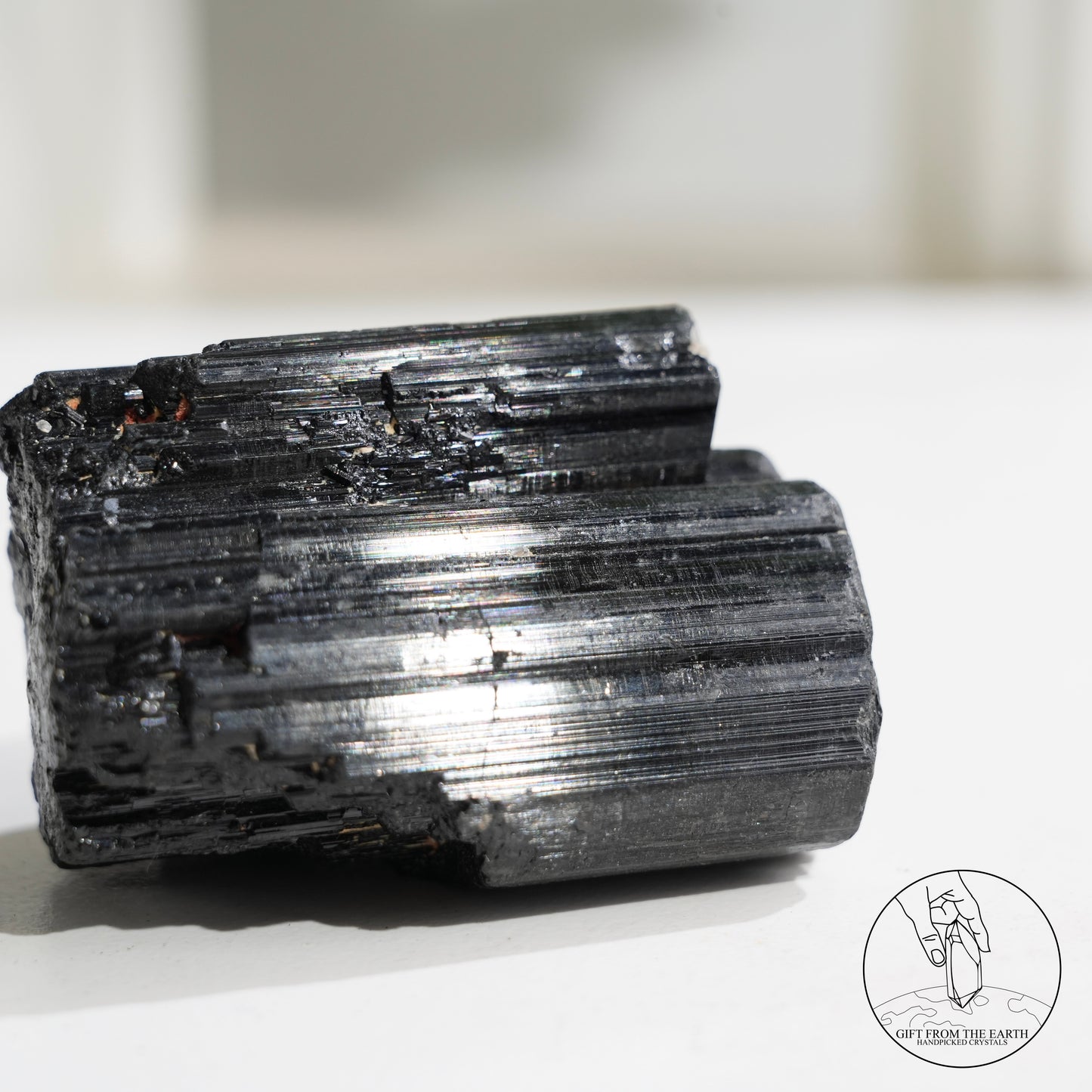 莫桑比克亮面黑碧璽原石