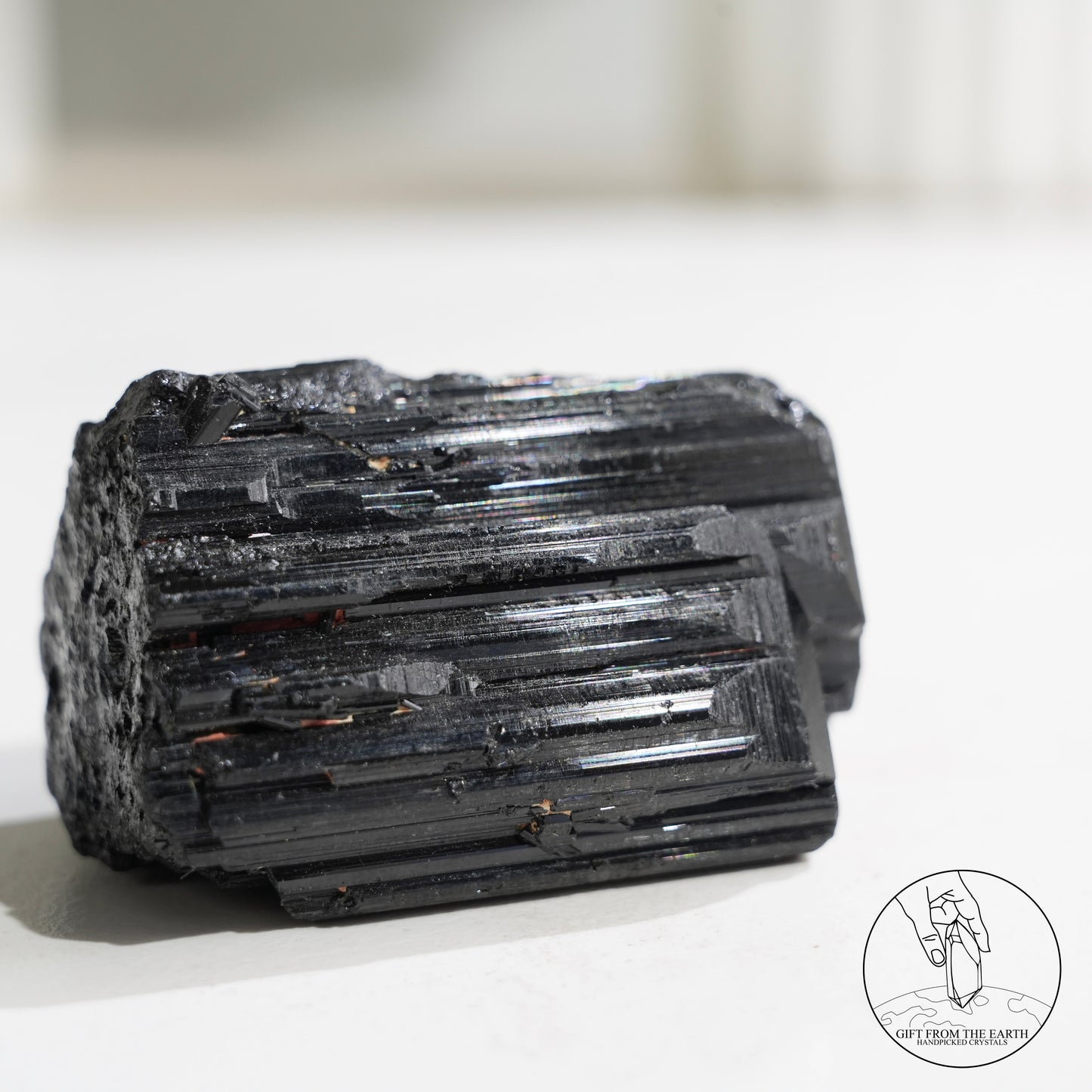 莫桑比克亮面黑碧璽原石