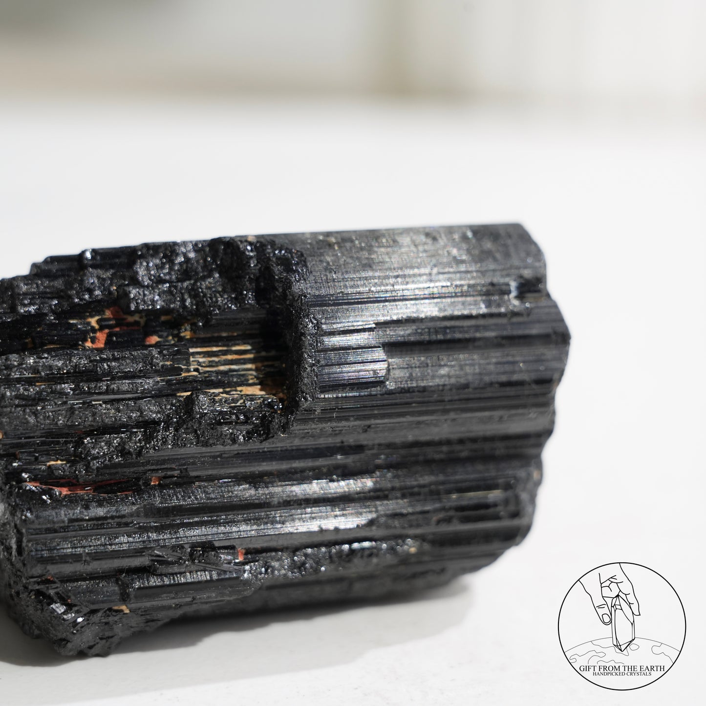 莫桑比克亮面黑碧璽原石