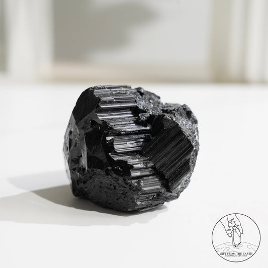 Mozambique lustrous black tourmaline 