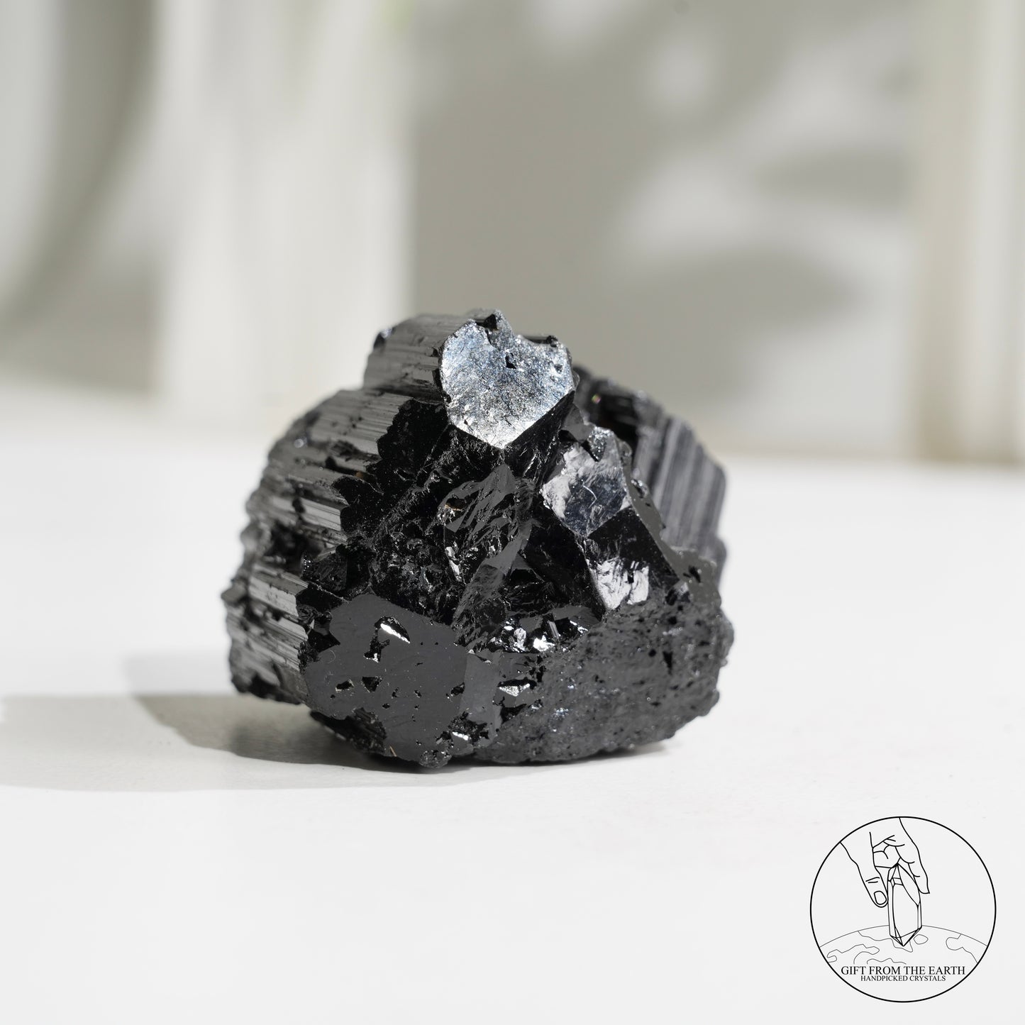 莫桑比克亮面黑碧璽原石