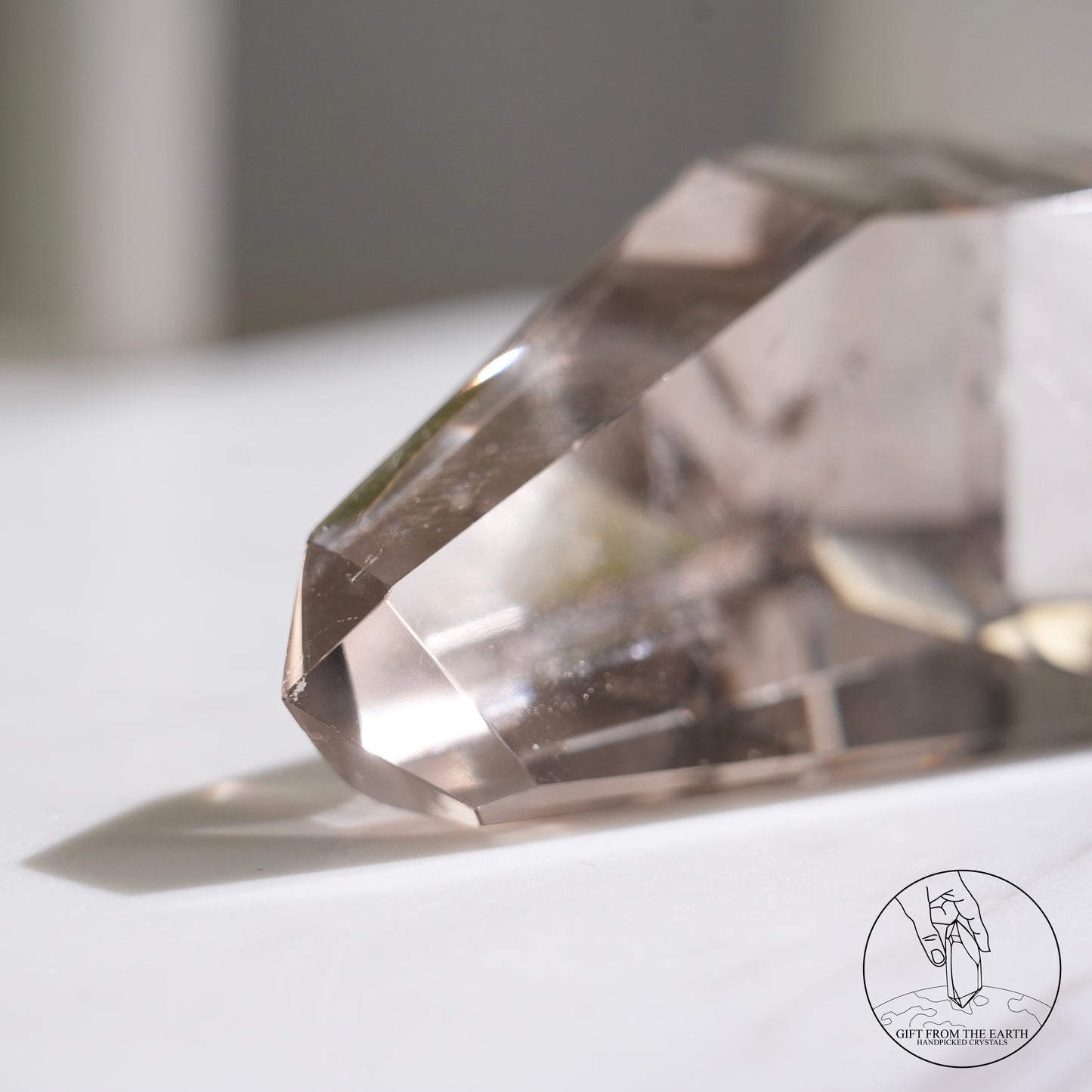 Smoky quartz freeform