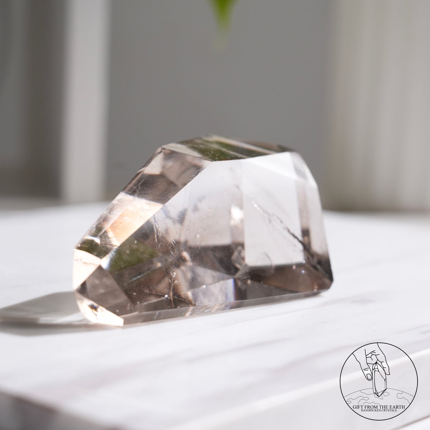 Smoky quartz freeform